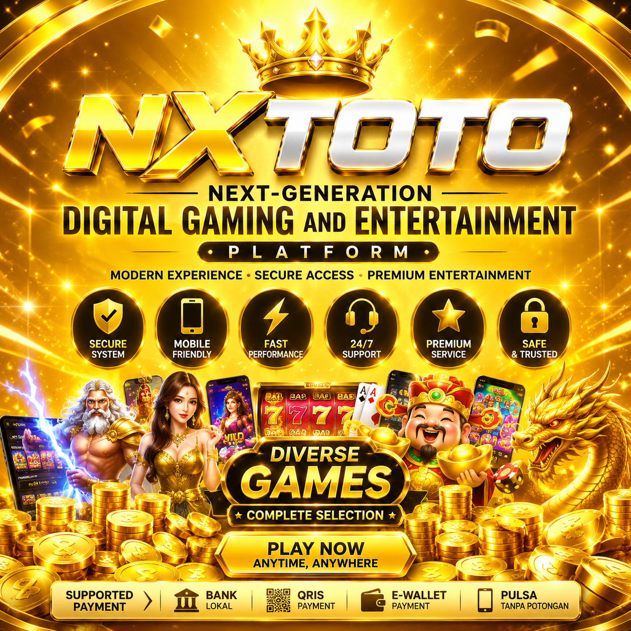 NXTOTO Modern Digital Gaming Platform